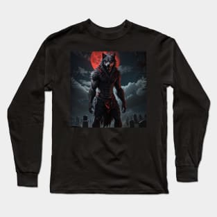 Red Moon Long Sleeve T-Shirt